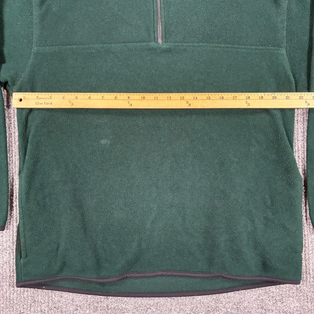 Eddie Bauer Polartec Mens Quarter Zip Fleece Pullover Size M Green Long Sleeve - Picture 5 of 8
